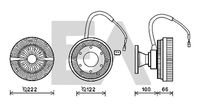 EACLIMA 35C63D05 - Núcleo ventilador, refr. motor