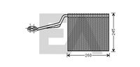 EACLIMA 43B02008 - Evaporador, aire acondicionado