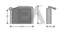 EACLIMA 43B02003 - Evaporador, aire acondicionado