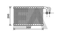 EACLIMA 43B07007 - Evaporador, aire acondicionado