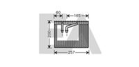 EACLIMA 43B25002 - Evaporador, aire acondicionado