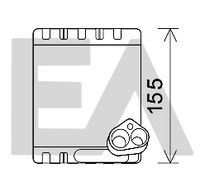 EACLIMA 43B50026 - Evaporador, aire acondicionado