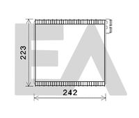 EACLIMA 43B25007 - Evaporador, aire acondicionado