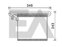 EACLIMA 43B22022 - Evaporador, aire acondicionado