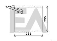 EACLIMA 43B78009 - Evaporador, aire acondicionado