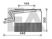 EACLIMA 43B60007 - Evaporador, aire acondicionado