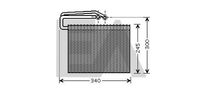 EACLIMA 43B54010 - Evaporador, aire acondicionado