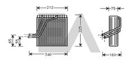 EACLIMA 43B77001 - Evaporador, aire acondicionado