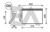 EACLIMA 43B62002 - Evaporador, aire acondicionado