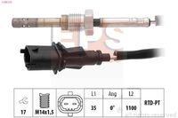 ERA 551517A - Longitud de cable [mm]: 990<br>Número de enchufes de contacto: 2<br>Profundidad de montaje [mm]: 40<br>Rosca empalme: M14x1,5<br>