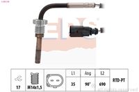 FEBI BILSTEIN 109070 - Código de motor: CAAB<br>Sistema de escape: para catalizador<br>Tamaño de rosca exterior: M14 x 1,5<br>Ancho de llave: 17<br>Número de conexiones: 2<br>Lado de montaje: al turbocompresor de gases de escape<br>Longitud de cable [mm]: 536<br>Peso [kg]: 0,07<br>