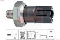 MDR EPS1800042 - año construcción hasta: 04/2007<br>para OE N°: 25 24 089 960<br>Medida de rosca: 1/8" BSPT<br>Ancho de llave: 24<br>Presión desde [bar]: 0,05<br>Presión hasta [bar]: 0,15<br>Número de enchufes de contacto: 1<br>Color de carcasa: negro<br>Forma del enchufe: rectangular<br>Nº de información técnica: Circuit N.C.<br>peso neto [kg]: 0,028<br>