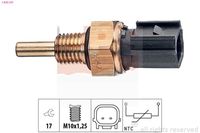 MDR EPS1830347 - Ancho de llave: 17 mm<br>Tipo de sensor: NTC<br>Número de enchufes de contacto: 2<br>Rosca empalme: M10 x 1,25<br>