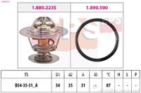 MDR EPS1880432 - Código de motor: AFN<br>Código de motor: AFN<br>Tipo de cárter/carcasa: para carcasa (cárter) separada<br>Temperatura de abertura [°C]: 87<br>Altura [mm]: 31<br>Peso [kg]: 0,10<br>Diámetro 1 [mm]: 54<br>Diámetro 2 [mm]: 35<br>para artículo nr.: 1.880.278<br>para artículo nr.: 1.880.432<br>para artículo nr.: 7.8433<br>para artículo nr.: 1.880.434<br>para artículo nr.: 1.880.435<br>Artículo complementario/Información complementaria: sin junta<br>long. de embalaje [cm]: 7,70<br>Ancho de embalaje [cm]: 9,70<br>h embalaje [cm]: 7,40<br>