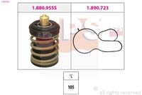 GATES TH598105 - Tubo de refrigeración: de termostato a radiador motor<br>Lado de montaje: arriba<br>Tipo de cárter/carcasa: sin carcasa (cárter)<br>Artículo complementario/Información complementaria: con juntas<br>Temperatura de abertura [°C]: 87<br>