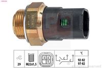 MDR EPS1850628 - Interruptor de temperatura, ventilador del radiador