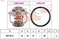 MDR EPS1880269 - Temperatura de abertura [°C]: 88<br>Artículo complementario/Información complementaria: con junta<br>Diámetro 2 [mm]: 29<br>Diámetro 1 [mm]: 52<br>Altura 2 [mm]: 33<br>Ancho de embalaje [cm]: 6,70<br>long. de embalaje [cm]: 8,7<br>h embalaje [cm]: 9,20<br>Peso neto [g]: 91<br>