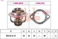 MDR EPS1880693 - Código de motor: Y 17 DTL<br>Tipo de cárter/carcasa: para carcasa (cárter) separada<br>Temperatura de abertura [°C]: 89<br>Altura [mm]: 33<br>Peso [kg]: 0,10<br>Diámetro 1 [mm]: 54<br>Diámetro 2 [mm]: 22<br>para artículo nr.: 1.880.693<br>Calefacción / Refrigeración: con taladro de salida de aire<br>Artículo complementario/Información complementaria: sin junta<br>long. de embalaje [cm]: 7,70<br>Ancho de embalaje [cm]: 9,70<br>h embalaje [cm]: 7,40<br>