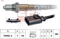 MDR EPS1998244 - Lado de montaje: izquierda<br>Sistema de escape: delante del catalizador<br>Restricción de fabricante: Bosch<br>Peso [kg]: 0,138<br>Longitud de cable [mm]: 580<br>Número de enchufes de contacto: 6<br>Color de carcasa: negro<br>Forma del enchufe: en forma de d<br>Sonda lambda: Sonda de regulación<br>peso neto [kg]: 0,114<br>