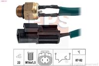 MDR EPS1850112 - Interruptor de temperatura, ventilador del radiador