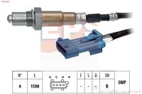 MDR EPS1998301 - Código de motor: RFK (EW10J4S)<br>Lado de montaje: después de catalizador<br>Sonda lambda: Sonda de diagnosis<br>Potencia de corte [W]: 7<br>Longitud [mm]: 565<br>Peso [kg]: 0,18<br>Longitud de cable [mm]: 1300<br>Número de conductores: 4<br>Sonda lambda: térmico<br>Sonda lambda: Sonda plana<br>Sonda lambda: Rosca engrasada<br>Cantidad líneas: 4<br>también disponible como artículo universal ver art. nº: 1.998.240<br>long. de embalaje [cm]: 14,40<br>Ancho de embalaje [cm]: 3,70<br>h embalaje [cm]: 12,60<br>