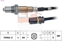 MDR EPS1998285 - Código de motor: EGX<br>Lado de montaje: delante del catalizador<br>Clase de caja de cambios: Transmisión automática<br>Sonda lambda: Sonda de regulación<br>Peso [kg]: 0,13<br>Longitud de cable [mm]: 400<br>Número de conductores: 4<br>Sonda lambda: térmico<br>Sonda lambda: Sonda plana<br>Sonda lambda: Rosca engrasada<br>Cantidad líneas: 4<br>también disponible como artículo universal ver art. nº: 1.998.240<br>long. de embalaje [cm]: 14,40<br>Ancho de embalaje [cm]: 3,70<br>h embalaje [cm]: 12,60<br>