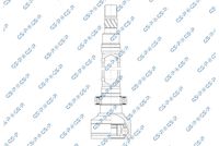 GSP 862042 - Juego de articulación, árbol de transmisión