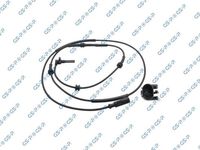 MDR EPS1960141 - Lado de montaje: Eje trasero izquierda<br>Lado de montaje: Eje trasero, derecha<br>Longitud de cable [mm]: 1194<br>Tipo de sensor: Sensor activo<br>