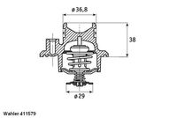 MDR EPS1880458 - Termostato, refrigerante