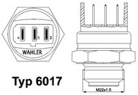 MDR EPS1850605 - Interruptor de temperatura, ventilador del radiador