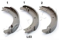 JAPKO 55L03 - Juego de zapatas de frenos