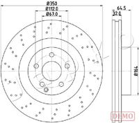 JAPKO 600543C - Disco de freno