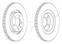 JAPKO 600905 - Disco de freno