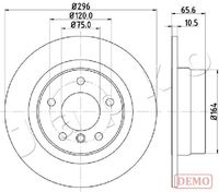 JAPKO 610102C - Disco de freno