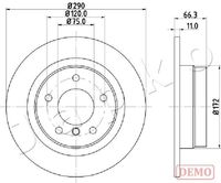 JAPKO 610103C - Frenos: para vehículos con freno de alto rendimiento M<br>Diámetro exterior [mm]: 370<br>Altura [mm]: 73,1<br>Tipo de disco de frenos: perforado/ventil. int.<br>Espesor de disco de frenos [mm]: 30<br>Espesor mínimo [mm]: 28,4<br>Número de orificios: 5<br>Superficie: barnizado<br>Lado de montaje: Eje delantero<br>