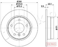 JAPKO 610107C - Disco de freno