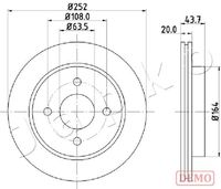 JAPKO 610308C - Disco de freno