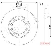 JAPKO 610314C - Disco de freno