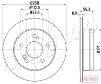 JAPKO 610504C - Disco de freno