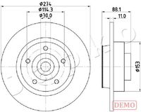 JAPKO 610705C - Disco de freno
