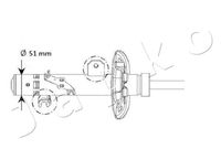 JAPKO MJ01131 - Amortiguador