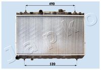 JAPKO RDA283099 - Radiador, refrigeración del motor