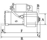 FLAMAR ARF290653MT - Motor de arranque - Genuine