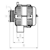 FLAMAR APF440129LT - Polea, alternador - Genuine