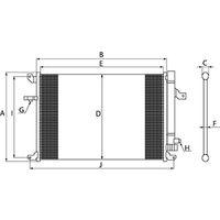 ERA 667189 - Condensador, aire acondicionado