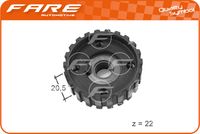 FARE SA 10569 - Número de dientes: 22<br>Distribución del motor: Correa dentada<br>