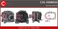 BOSCH 1986A01371 - Alternador