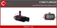 Alfa e-Parts AF05204 - Sensor, presión gas de escape