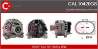 BOSCH 1986A00902 - año construcción hasta: 04/2013<br>Tensión [V]: 14<br>Corriente de carga alternador [A]: 140<br>Tipo de sujeción: Brazo oscilante doble<br>Modelo de alternador: excl. bomba vacío<br>Distancia de polea a alternador [mm]: 39,6<br>Sentido de giro: Sentido de giro a la derecha (horario)<br>Poleas: con polea de rueda libre<br>Número de canales: 6<br>poleas - Ø [mm]: 56,2<br>Pinza: B1+(M8),DFM,L<br>ID del modelo de conector: PL61<br>Longitud [mm]: 201<br>extensión de reparación recomendada: correas trapezial, poli V<br>