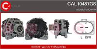 BOSCH 1986A00902 - Tensión [V]: 14<br>Corriente de carga alternador [A]: 110<br>Tipo de sujeción: Brazo oscilante doble<br>Modelo de alternador: excl. bomba vacío<br>Distancia de polea a alternador [mm]: 39,5<br>Sentido de giro: Sentido de giro a la derecha (horario)<br>Poleas: con polea de rueda libre<br>Número de canales: 6<br>poleas - Ø [mm]: 56<br>Pinza: B1+(M8)<br>Pinza: L<br>Pinza: DFM<br>ID del modelo de conector: PL61<br>Longitud [mm]: 192<br>extensión de reparación recomendada: correas trapezial, poli V<br>